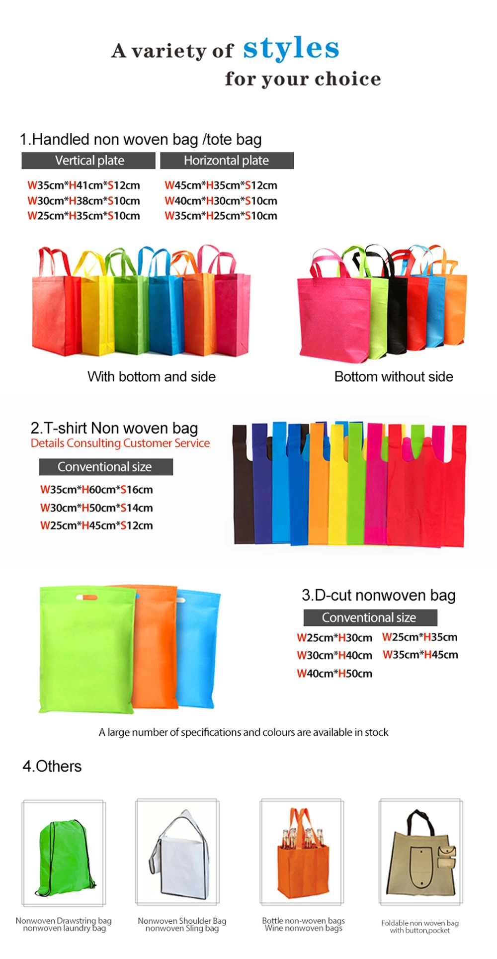 Promotional Reusable Cloth Shopping Tote Bags PP Laminated Non Woven Shopping Bag