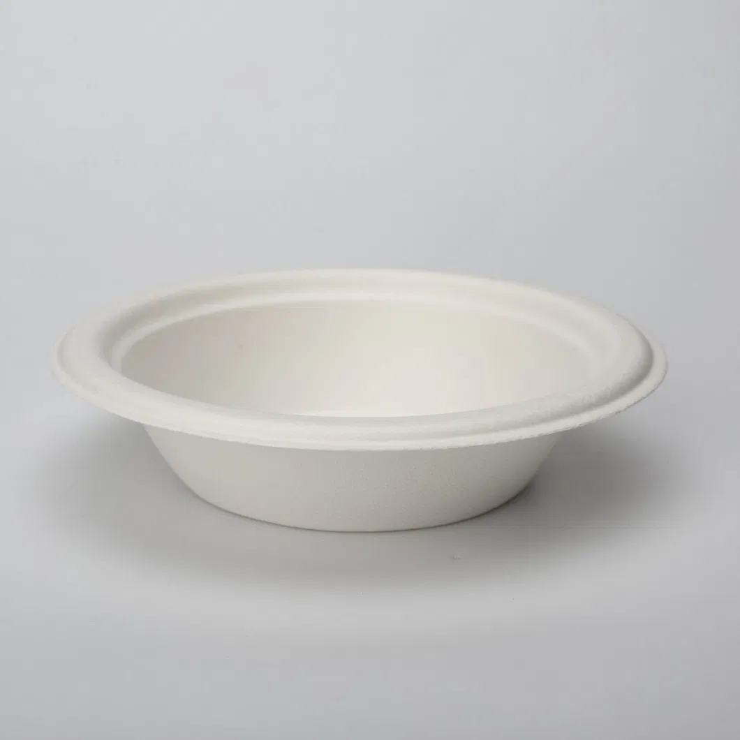 12oz White Salad Holder 100% Compost Pulp Biodegradable Compostable Paper Paper Tableware