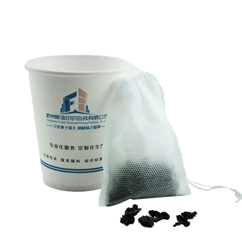 Wholesale All Sizes Heat Sealing Corn Fiber, Cotton Non-Woven Material, PLA Biodegraded Filters, Triangle Pyramid Filter Tea Bags for Tea, Powder, Medicine